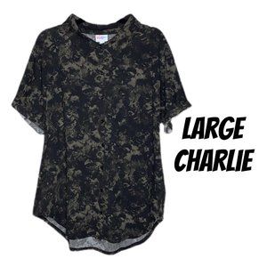 Lularoe Charlie button up top